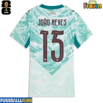 Portugal Joao Neves #15 Auswärtstrikot Frauen WM 2026 Kurzarm